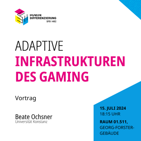 Adaptive Infrastrukturen des gaming Vortrag Beate Ochsner Universität Konstanz. 15. Juli 24 Uni mainz