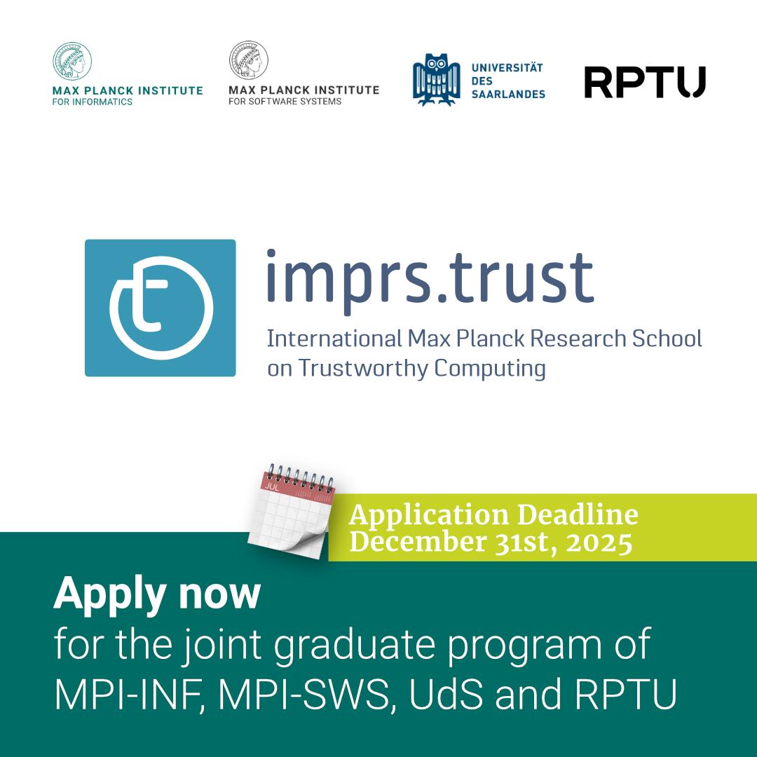 Flyer for IMPRS-TRUST